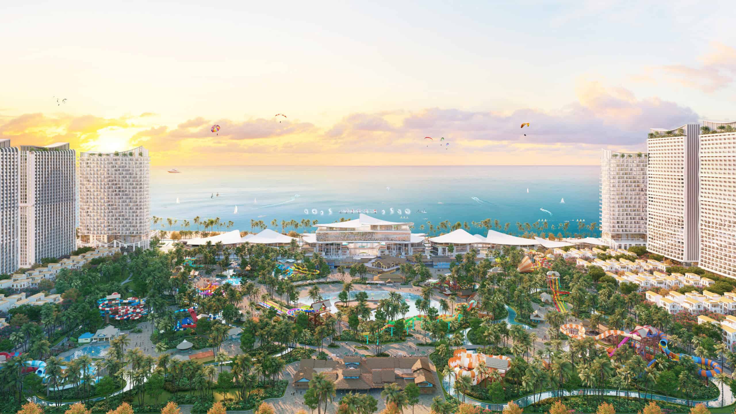Phối cảnh công viên nước hướng biển Sun World