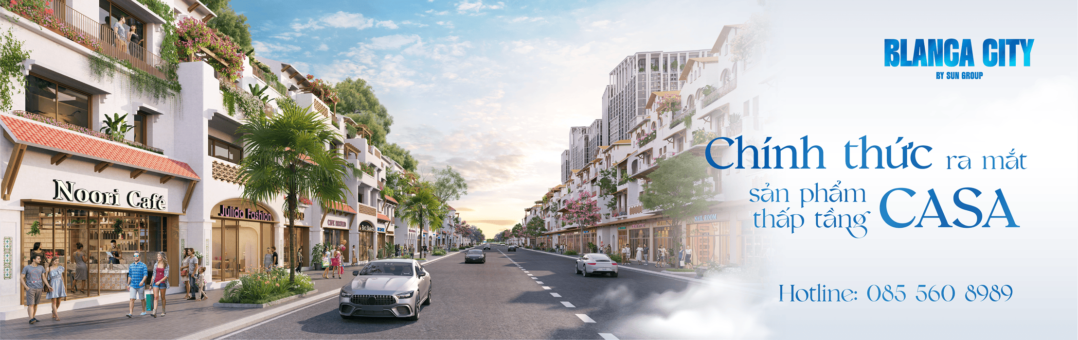 Phối cảnh tổng thể cụm tháp Blanca City